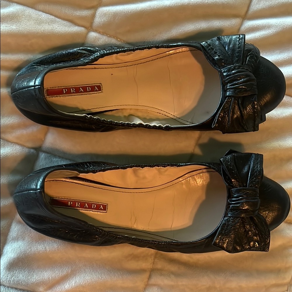 Prada Black Flats Versatile leather Loafers - Picture 7 of 10